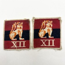 Genuine WW2 12th Army Printed