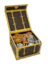 Coin Chest 3 - 150 wooden