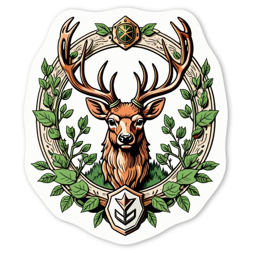 Overgrown crest with - crest,