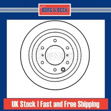 2x Brake Discs Vented For