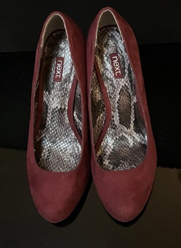 Next women burgundy faux - burgundy,