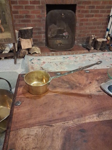 Antique heavy forged brass - heavy,