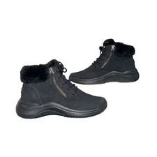 SKECHERS Side Zip Suede Ankle