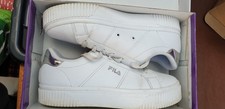 Size 6 White / Silver Fila Trainers
