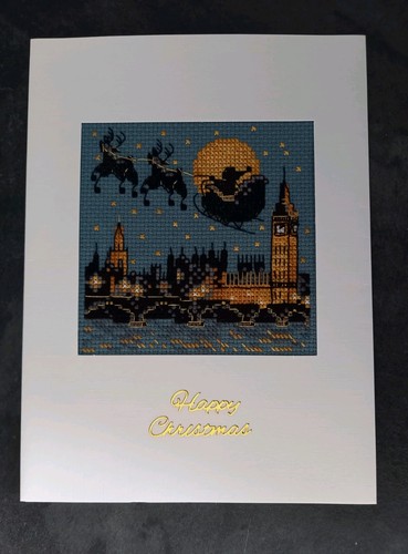 Large completed cross - , stitch