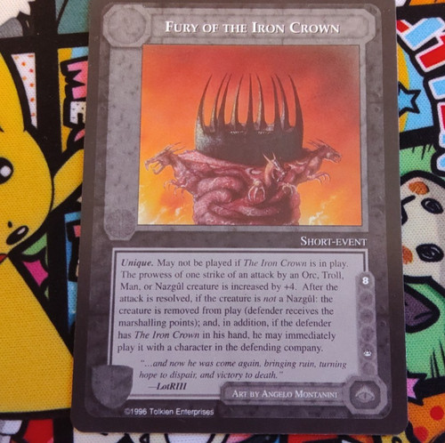 Middle earth ccg tcg - middle, fury
