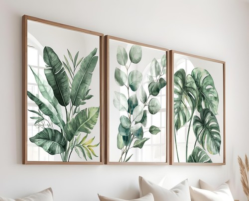 Set botanical wall - of, 3