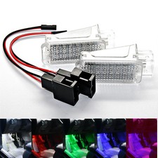 2x LED Module Footwell Lighting Fits Porsche 987 997 Boxter Cayman Red