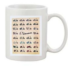 Vespa Scooters Novelty Printed