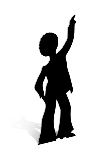 Male disco dancer - male,