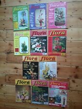 11x Vintage Flora International Florist Flower Arranging Magazines 1992-1997