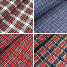 Tartan Cotton Brushed Fabric