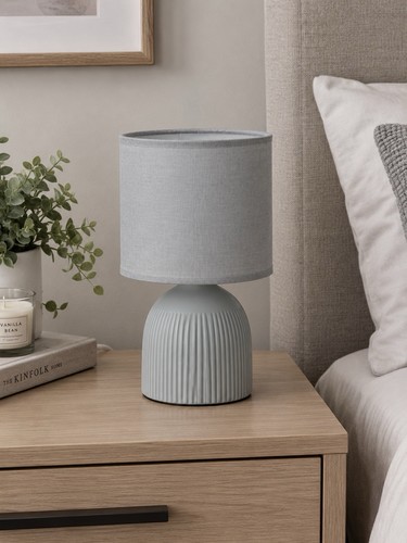 Mini ribbed table lamp - table,