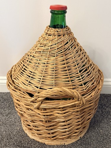 Large vintage 20l green glass - 20l,