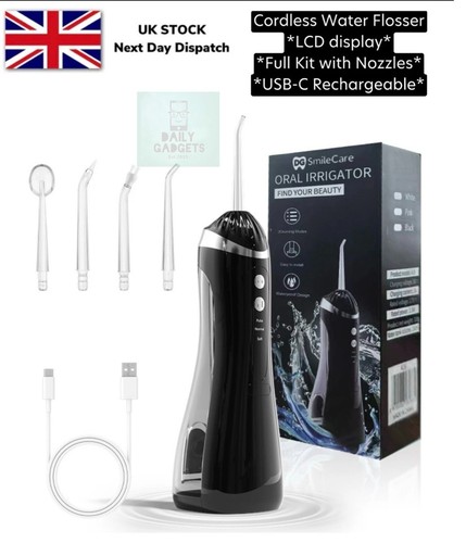 Cordless dental water - cordless, flosser