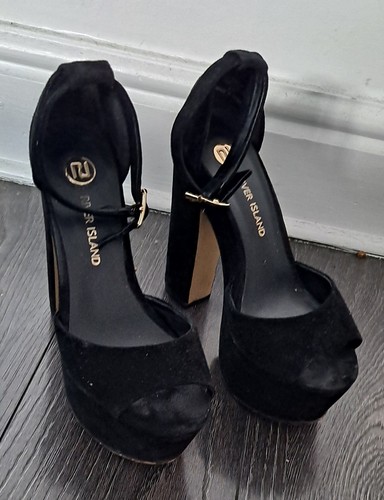 Ladies black suede river - ladies,