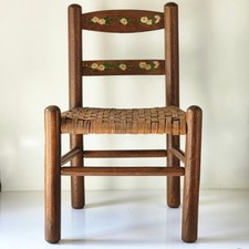 Vintage Child’s Oak Chair