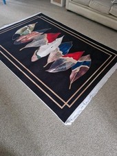 Large modern soft rug - modern,