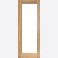 Clima Internal Oak Pattern 10 Clear Glass Doors