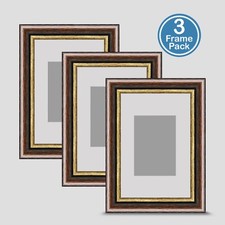 Brown Gold Photo Frame 6x4 3