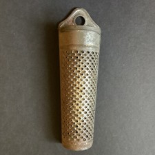 Vintage Small Primitive Nutmeg Grater With Storage Kitchenalia Display W Germany