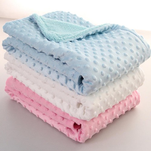 Baby blanket dimple - dot, minky