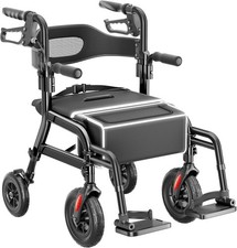 2-in-1 Rollator Walker