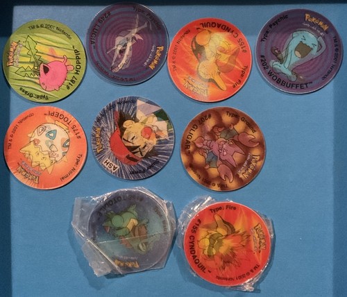 Pogs pokémon tazo - -,