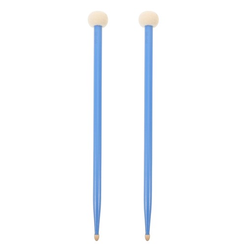 Pair drum mallet felt - mallet,
