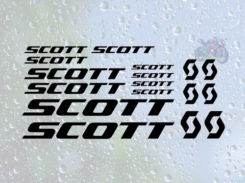 17pc scott decal sticker - decal,
