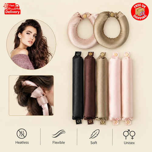 Heatless hair curlers satin - curlers,