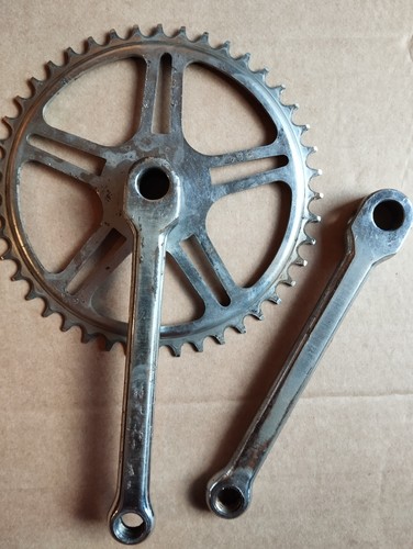 Vintage cottered chrome steel - vintage,