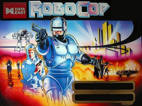 Data east robocop pinball - data,