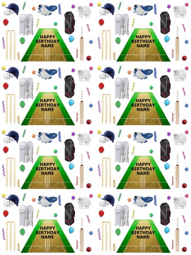 Cricket theme personalised - cricket,
