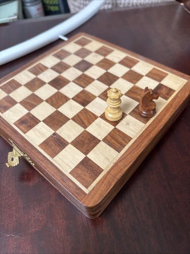 Travel chess set wooden - chess,