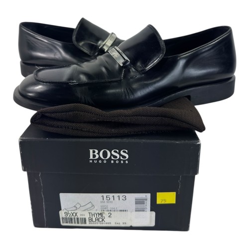 Hugo boss men black patent - boss,