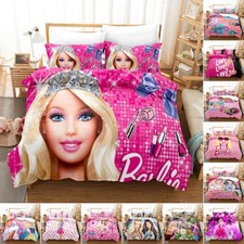 Girls' Barbie Bedding Set