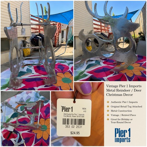 Vintage pier imports metal - 1,