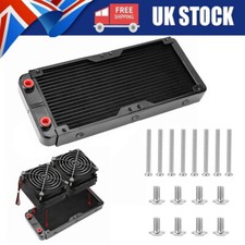G1/4 240mm PC Radiator Exchanger Water Cooling Computer CPU LED Heat Sink