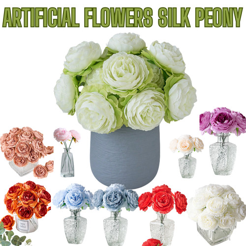 New artificial flowers - new, silk