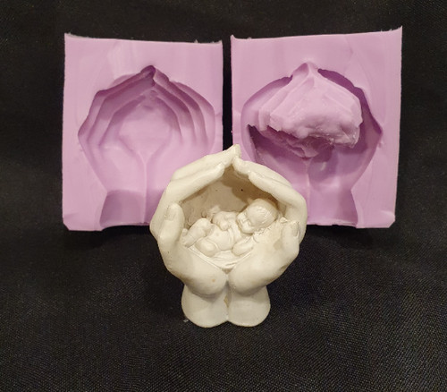 Baby hands silicone - baby,