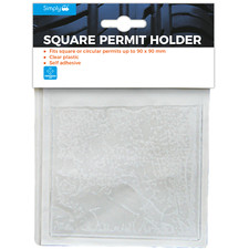 Parking clear car permit - clear,