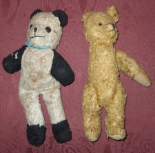 VINTAGE 10" TEDDY BEAR 2 BEARS