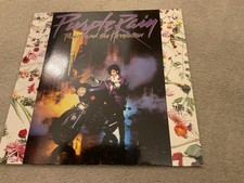 Prince Purple Rain Vinyl Record Warner Bros With Original Poster