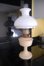 VINTAGE SUPER ALADDIN OIL LAMP WITH CHIMNEY AND SHADE