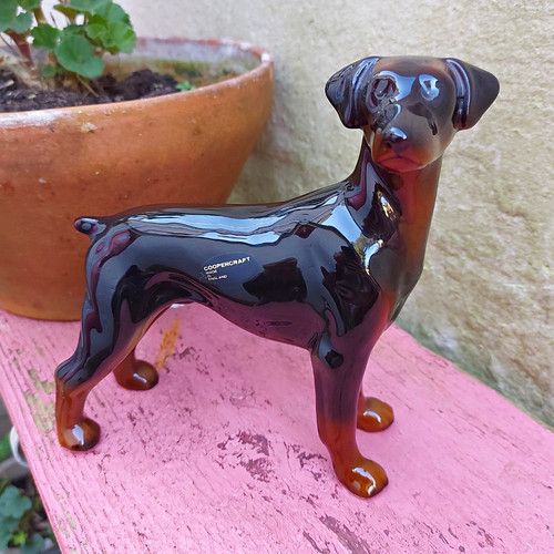 Coopercraft doberman dog - coopercraft,