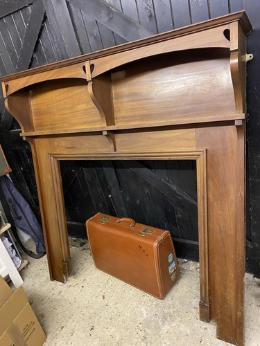 Arts and crafts fireplace - and,