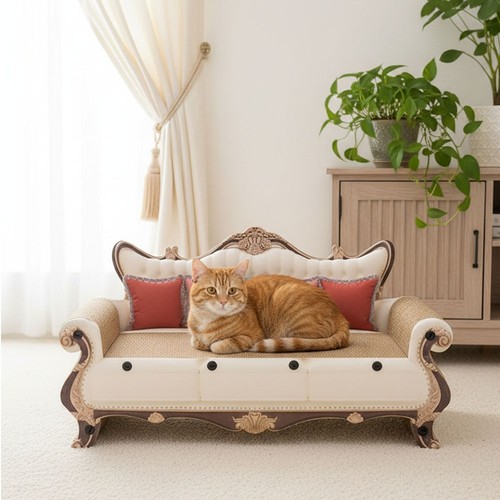 Luxury pet cat scratcher cozy - cat,