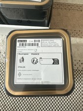 2x IKEA Premium Black & Gold Square Canisters + Individual Boxes