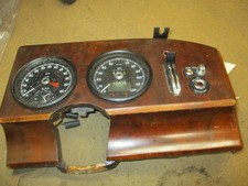 Daimler V8-250 dashboard  instrument panel , speedo, tacho , choke & HRW switch